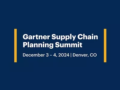 Gartner Supply Chain Planning Summit