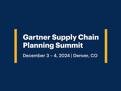 Gartner Supply Chain Planning Summit